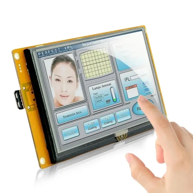 

4.3 Inch LCD-TFT HMI Display Module Intelligent Series RS232/TTL Resistive Touch Panel for Industrial Equipment Control