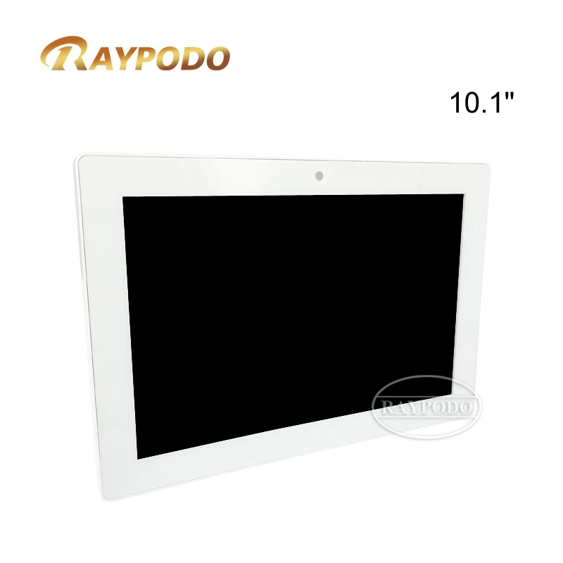 "Raypodo Rugged Commercial Tablet PC - 10.1 Inch RK3288 Android 8.1 POE Wall Mount Display Device