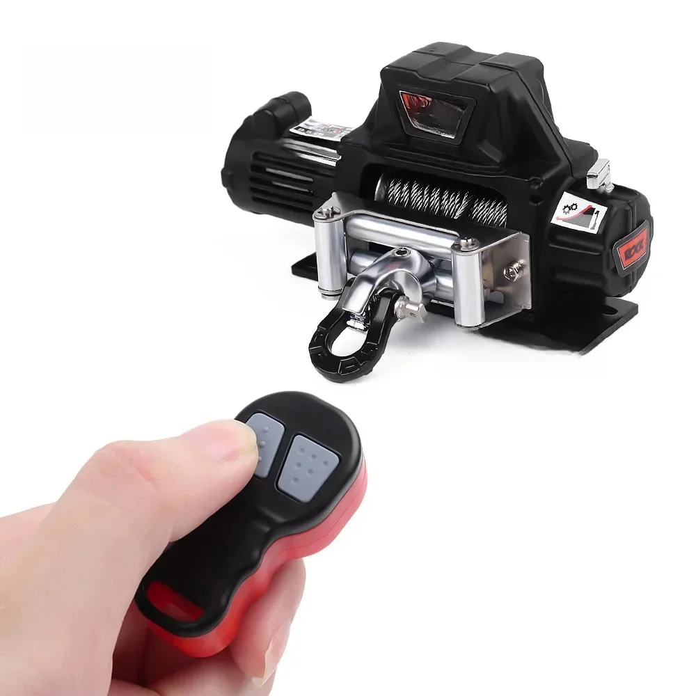 INJORA Metalen Lier Draadloze Afstandsbediening Systeem voor 1:10 RC Crawler Auto Axiale SCX10 90046 TRX4 TRX6 Gen8 Upgrade Onderdelen - afbeelding 2