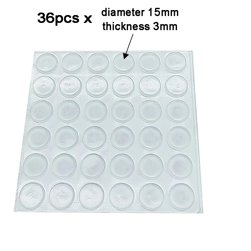100 Stuks Zachte Siliconen Rubber Anti Slip Bumpers Voeten Pads Demper Buffer Kast Bumpers Siliconen Meubels Pads Lade Deur Pad