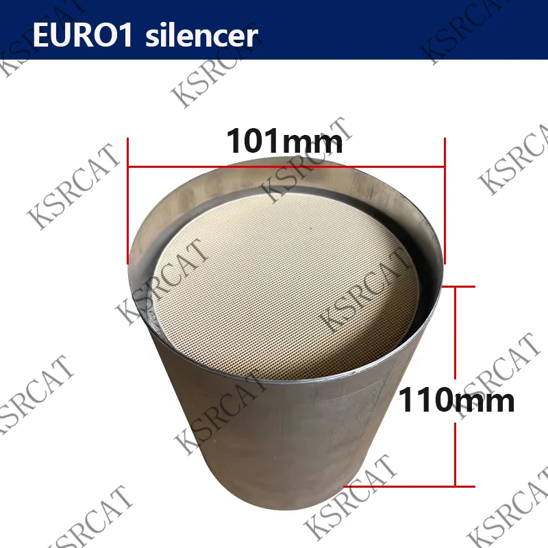 

EURO1 101x110MM 400 CELL Silencer Auto Parts Honeycomb Exhaust Filter ceramic muffler