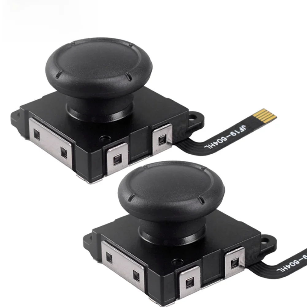 1/2 pces joystick de efeito hall para nintendo switch/lite/oled joycon analógico polegar vara sem