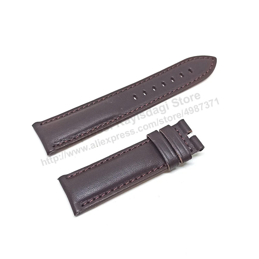 22mm Dark Brown Genuine Leather Watch Fits with Fossil FS5901 , FTW4003 , FTW2119 , FTW10012 , BQ2363 , BQ2432 , BQ2650 Fennmore image 6