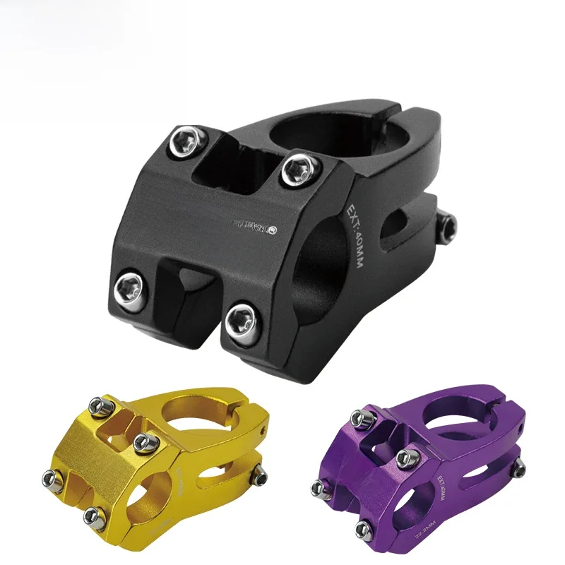 AliExpress wake Wake MTB Mountain Bike Short Stem Aluminium Alloy 40mm Handlebar Diameter 22.2cm for Road Bicycle Accessories BMX Cycling