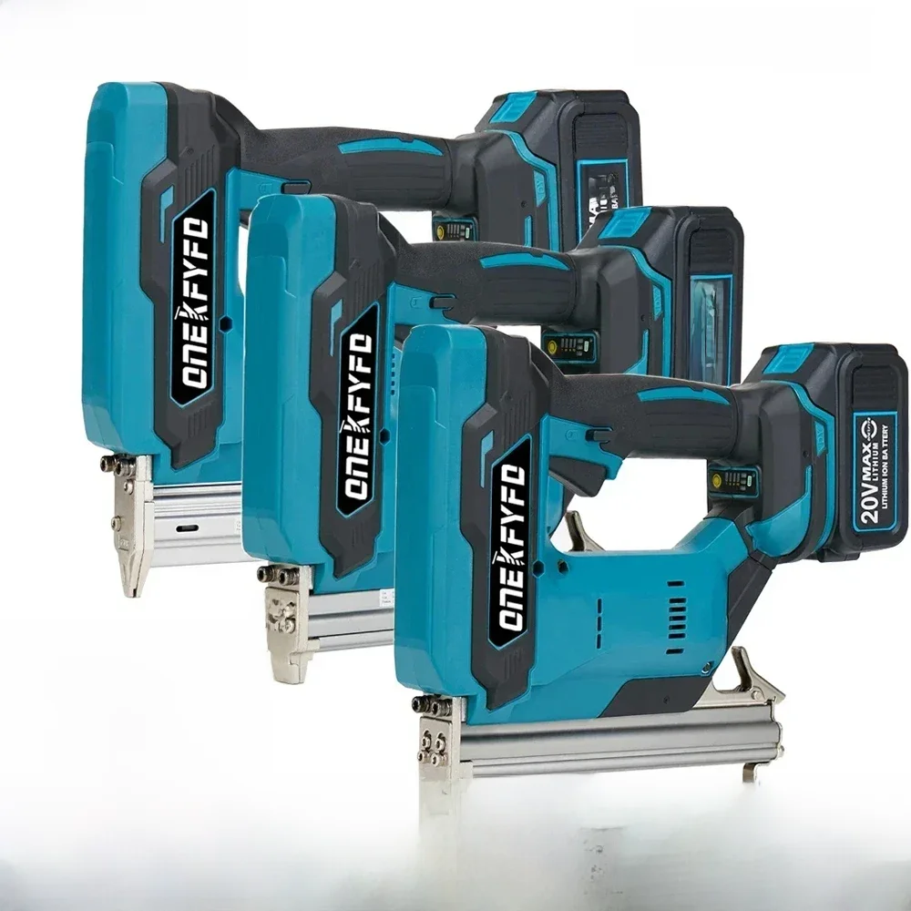 F30/422j/1022j Borstelloze Elektrische Nail Gun Frame Spijker Tacker Meubelen Nietpistool Houtbewerking Tool Voor Makita 18V Batterij - afbeelding 2