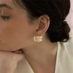 Natural Freshwater Seed Pearls Earrings 14K Gold Filled Jewelry Handmade Jewelry Vintage Accessories Tarnish Resist Earrings