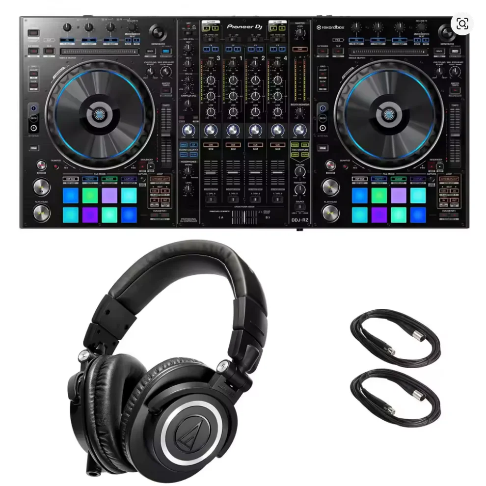 

100% discount sales pioneer-ddj-rz-4-channel rekordbox - dj- controller- with--powered-monitor-spea