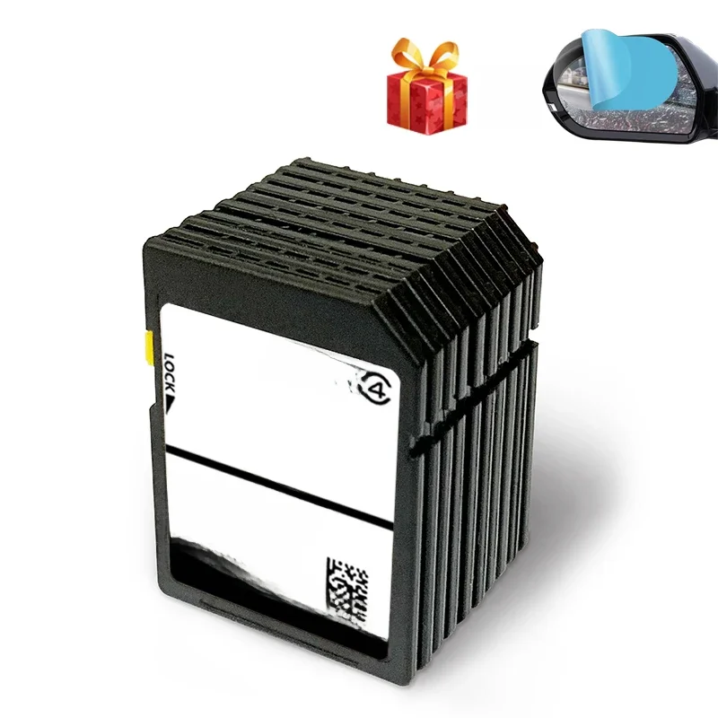 Genuíno para toyota tns510 navegação por satélite sat nav cartão sd PZ445-SW333-0V v2 com filme anti