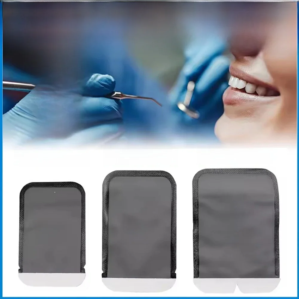 PIORPOY 100 pièces/boîte dentaire jetable numérique X-Ray Scan X barrière enveloppes pochette de protection sacs de couverture pour phosphore # 0 # 1 # 2