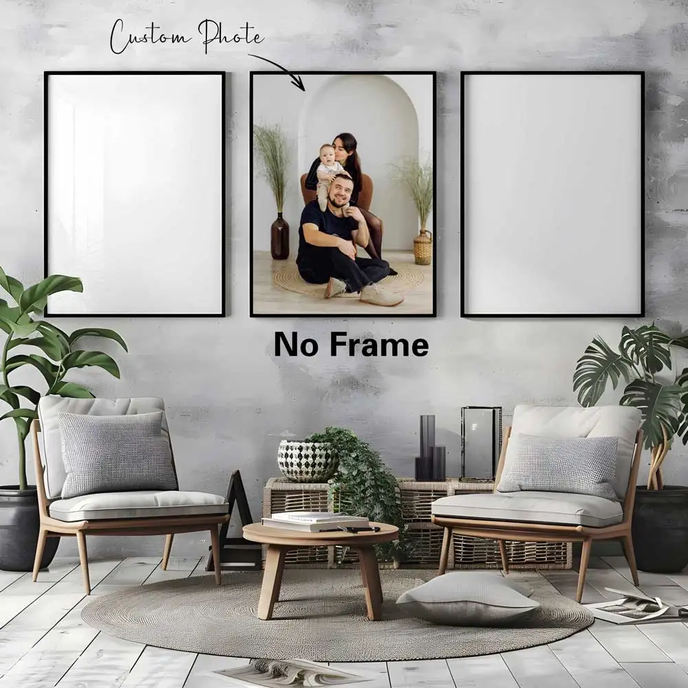 شخصية مطبوعة فرملس قماش جدارية المنزل المشارك غرفة المعيشة صورة ديكور المنزل هدايا شخصية