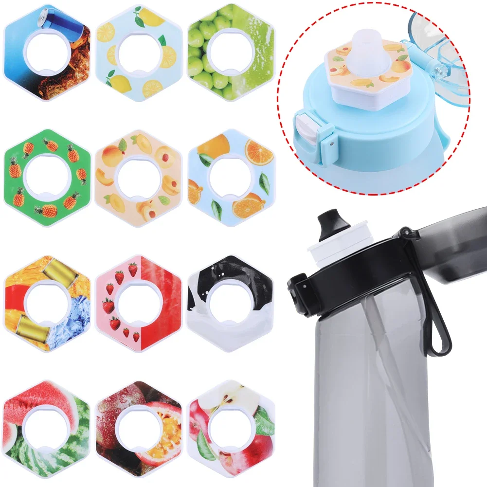 Dosettes de saveur d'air, bouchons de saveur de bouteille d'eau, 0 dosettes de parfum de sucre et de fruits, tasse d'eau Non toxique, dosettes parfumées créatives pour les Sports de plein air
