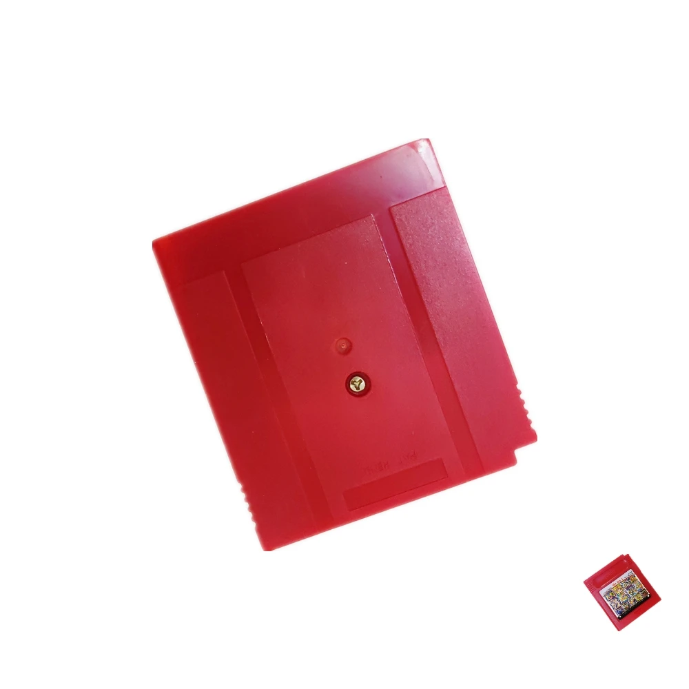 Cartucho de juego 61 en 1 para GBC, consola de juegos portátil GBA SP, GBM, sin repetición de juegos, Color Rojo