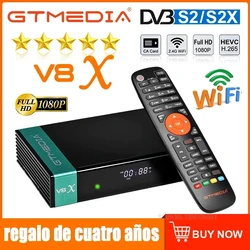 Oryginalny satelita DVB-S2X gtmedia V8X odbiera taki sam jak gtmedia V8 nova/V8 honor wbudowany WIFI 1080P gtmedia V9 prime v9 super