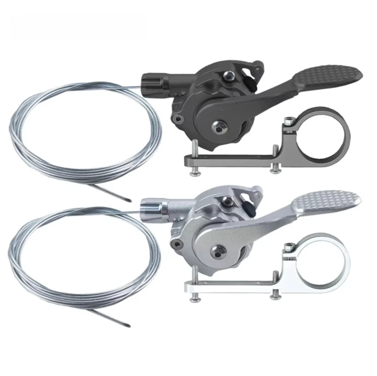 AliExpress NONE Litepro External 7 Speed Bicycle Finger Dial Derailleur Shifter Alloy DIP Set With Shifter Cable For Brompton