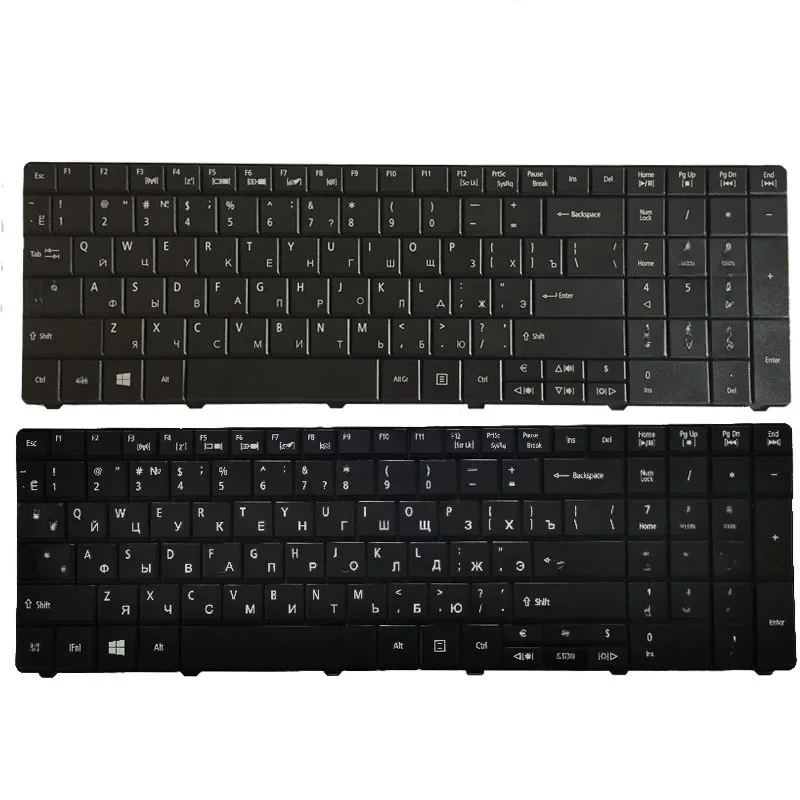 Nowy rosyjska klawiatura do laptopa Acer aspire E1-571 E1-571G E1 E1-521 E1-531 E1-531G TM8571 MP-09G33SU-698 PK130DQ2A04 RU — zdjęcie 2