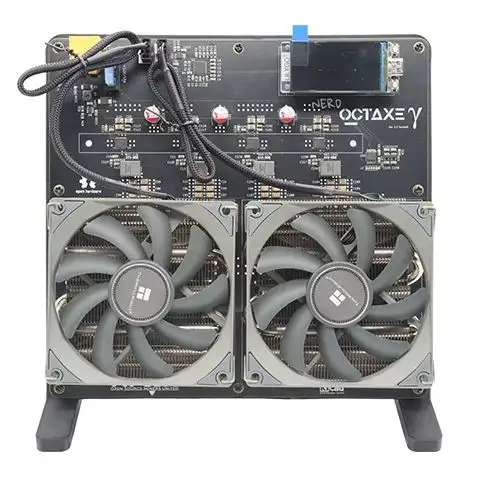 Buy 3 get 2 free Bitaxe Nerdoctaxe Dual Fans Air Cooling 9.6Th/s 160W Bitcoin Home Miner WIth Ps Asic Mining Machine