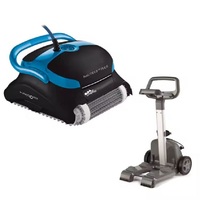 XMAS OFFER FOR ORIGINAL Maytronics Dolphin Nautilus CC Plus Robotic Pool Cleaner with Pro Caddy