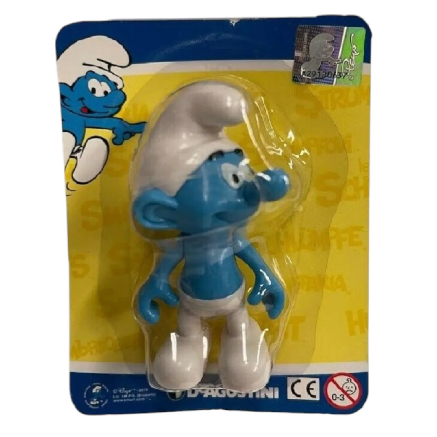 Deagostini, Figurine d'une petite créature bleue fictive en plastique représentant un habitant de la communauté capable de réaliser différentes tâches, environ 8 cm, Collection Un Mundo des Métiers, sans fascicule, sous blister