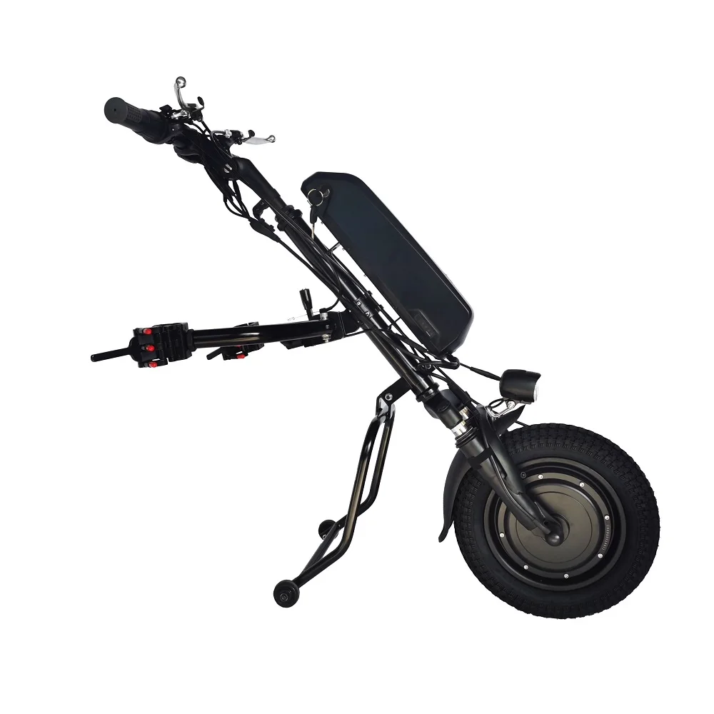 

Wheelchair Attachment 36V 250W/350W/500W 12 Inch Electric Handcycle Tractor Conversion Kits with Battery