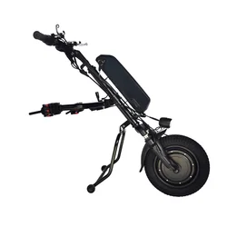 Wheelchair Attachment 36V 250W/350W/500W 12 Inch Electric Handcycle Tractor Conversion Kits with Battery