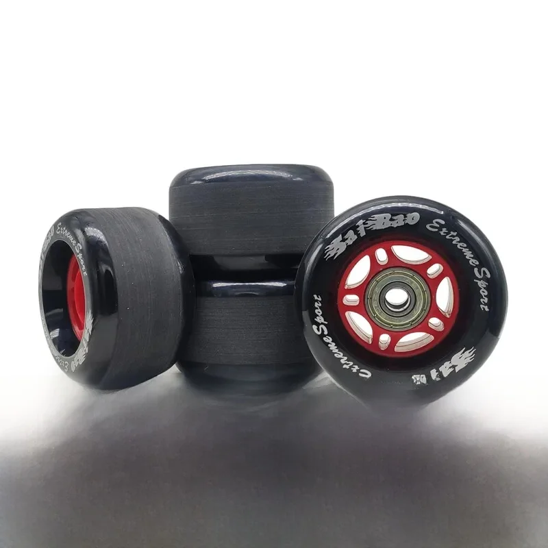 70X42mm deskorolka koła dla Longboard Driftboard duża Fishboard 70mm 42mm droga duża ryba 80A PU 608 łożyska 4 sztuk/partia — zdjęcie 2