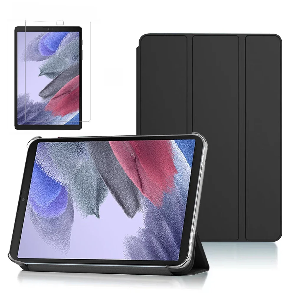 Capa fina para Samsung Galaxy Tab, capa para tablet, suporte Tri-Fold, Smart Folio Shell, A7 Lite,