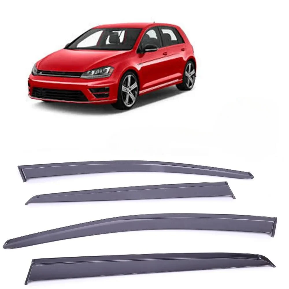 Car window accessories for Volkswagen GOLF 5-6-7 2013-2019 Sport Style window deflector rain cover visor awnings Exterior Tuning