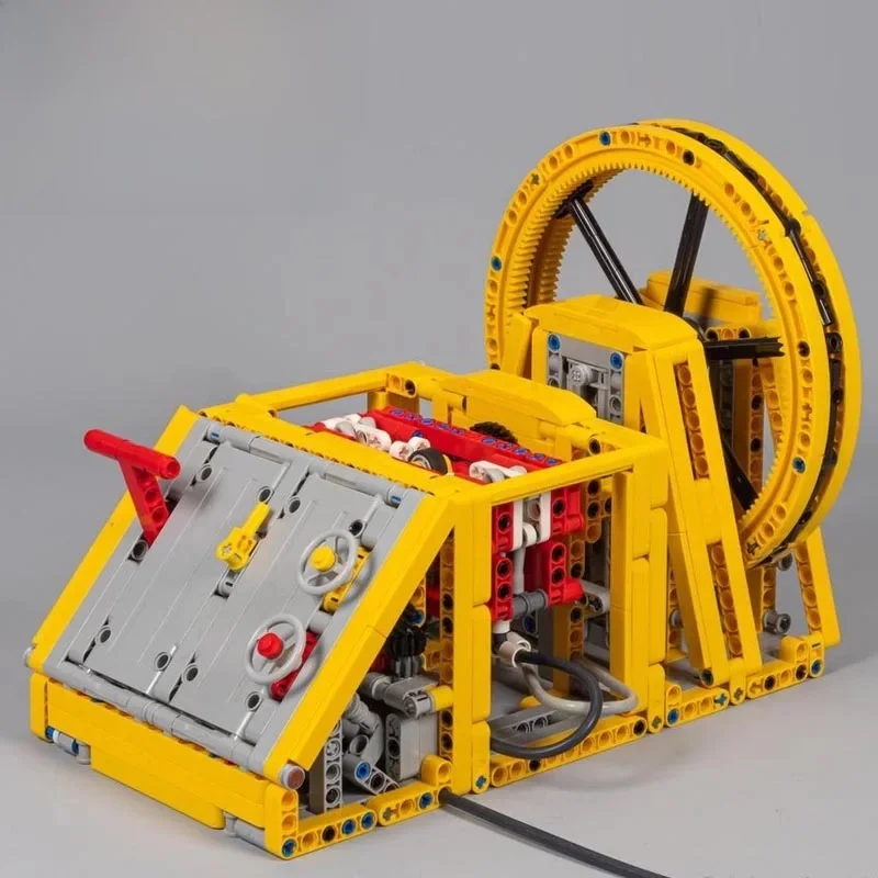 Nieuwe MOC-128169 Schakelloze Pneumatische Machine Motor Constructie Buiding Blok Speelgoed Voor Jongen Kit Bakstenen Kinderen Kind Verjaardagscadeau - afbeelding 2