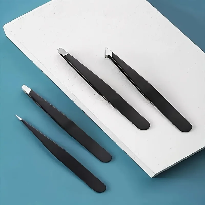 

Набор прецизионных мини-пинцетов из 4 предметов | Компактные инструменты для формирования бровей и нанесения ресниц