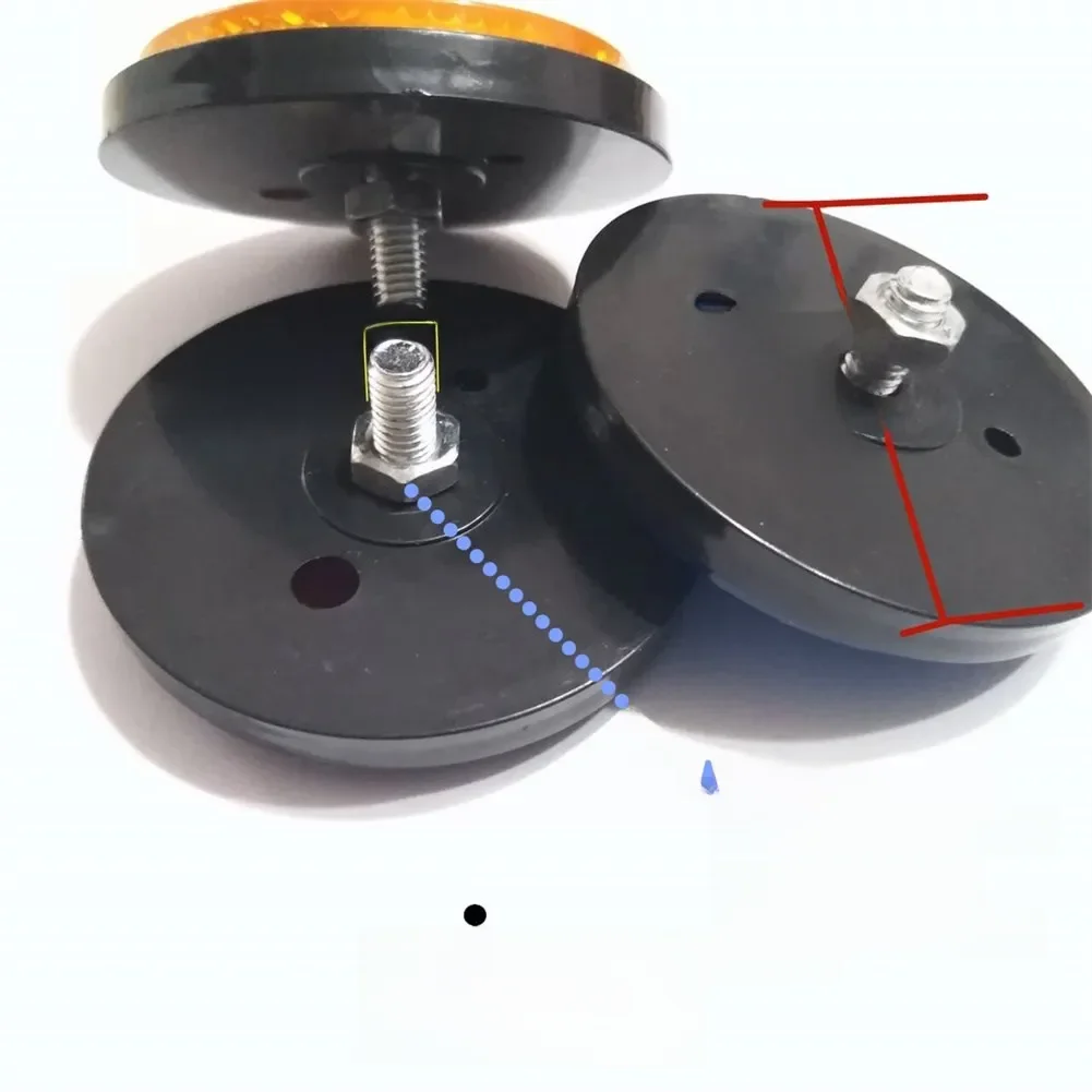 AliExpress Motorcycle Circular Reflector Universal Car Trucks Motorcycle ATV Bikes Bicycle Reflector Reflective Refraction Auto Accessories