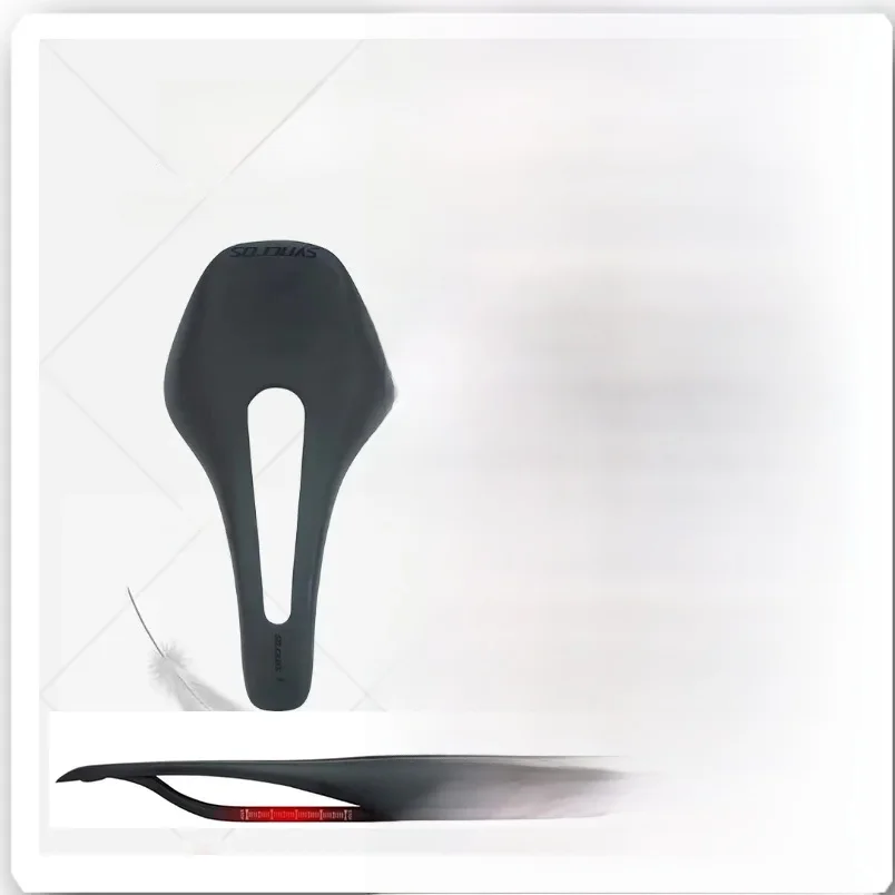 AliExpress Syncros Full Carbon Fiber Saddle Ultra Light 80g Matte Black/White Gloss Bicycle Seat 255x128mm Lightweight Comfortable Bike Par