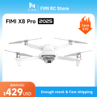 FIMI X8 Pro 2025 drone 1/1.3-inch 48Mp CMOS 4K 60fps 5.0 Roklink 20km range 3-axis Gimbal GPS AI Super Night Video rc Quadcopter