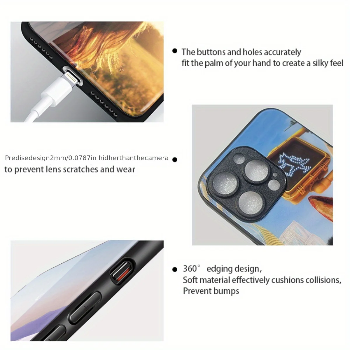 Custom Photo Mirror Glass Case For iPhone 17 16 15 14 13 12 Pro Max Mini 17Air 6 7 8 Plus XR SE X XS Cover Unique Bumper view 6