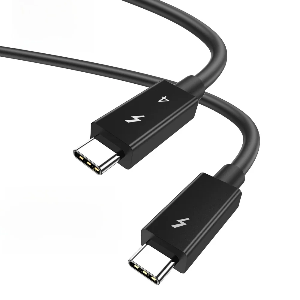 Kabel koncentryczny 40 Gbps 100 W Thunderbolt 4 Type C EGPU, kabel USB 4 do transferu danych Thunderbolt 3, 2 m, 8K 60 Hz, do Macbooka, LG, Dell — zdjęcie produktu 7