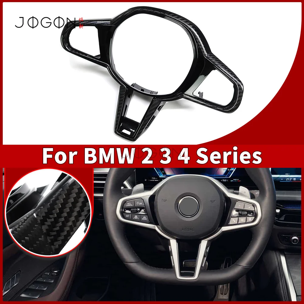 

Для BMW 2, 3, 4, 5 серий, M2, M3, M4, G20, G60, G30, G31, G26, G87, G80, G82, G81 2024+ — Сменная накладка на руль из карбона в стиле CS
