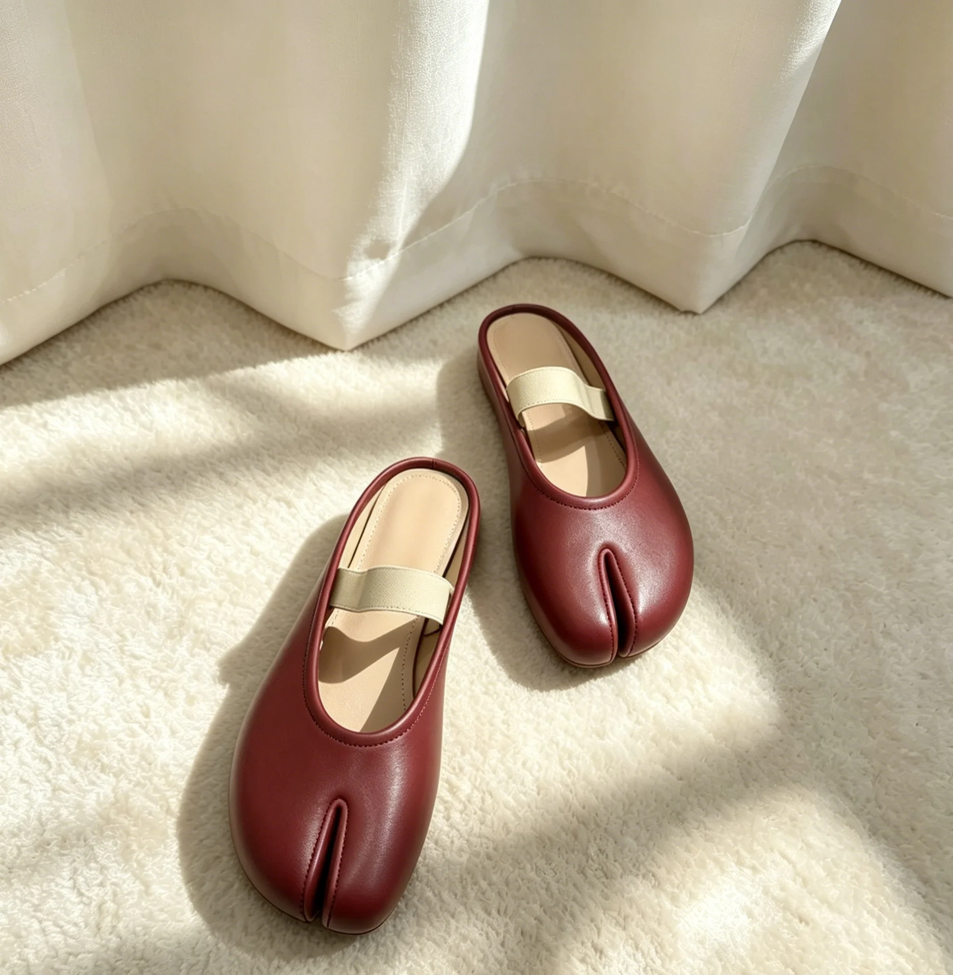 women mules flat bottomed shoes lightweight comfortable featuring  retro niche fashion style