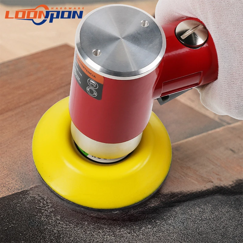 Air Sander Polishing Machine 2/3 Inch Polishing Pad Sponge Disc Set Pneumatic Polishing Grinder Car Track Polishing Machine