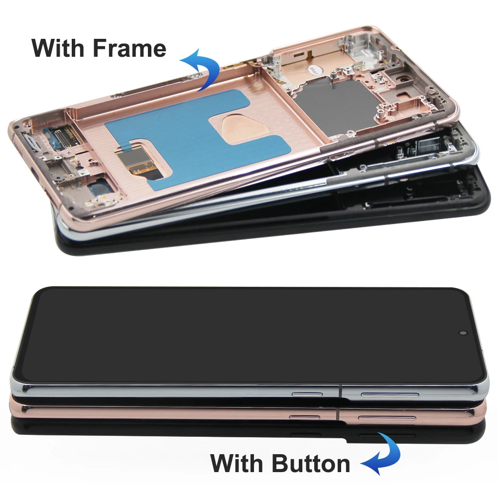 AMOLED LCD For Samsung S21 Plus Display with Frame For Samsung S21 Plus 5G G996B G996B/DS Lcd Display Replace Digital