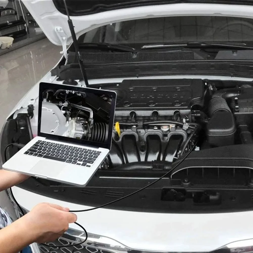 8mm 1080P IP67 Car Video Sewer Piping Drain Inspection Automotive Endoscope Camera For Android Cars Smartphone Industrial Usb C