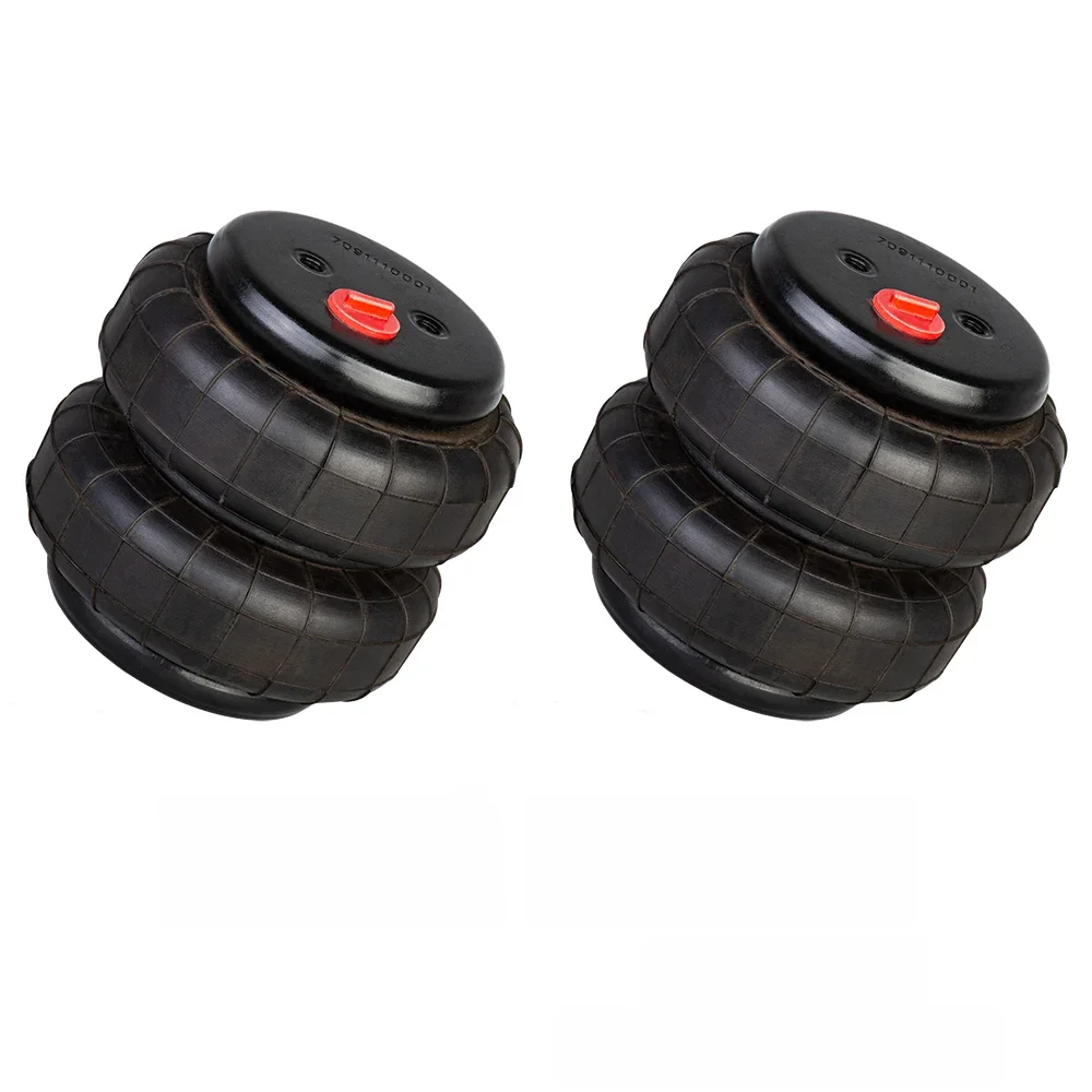 2 szt. 2E6X6 torba z zawieszeniem pneumatycznym 2 warstwy gumowa poduszka powietrzna amortyzator OD113MM wysokość 65MM do 175MM — zdjęcie 2