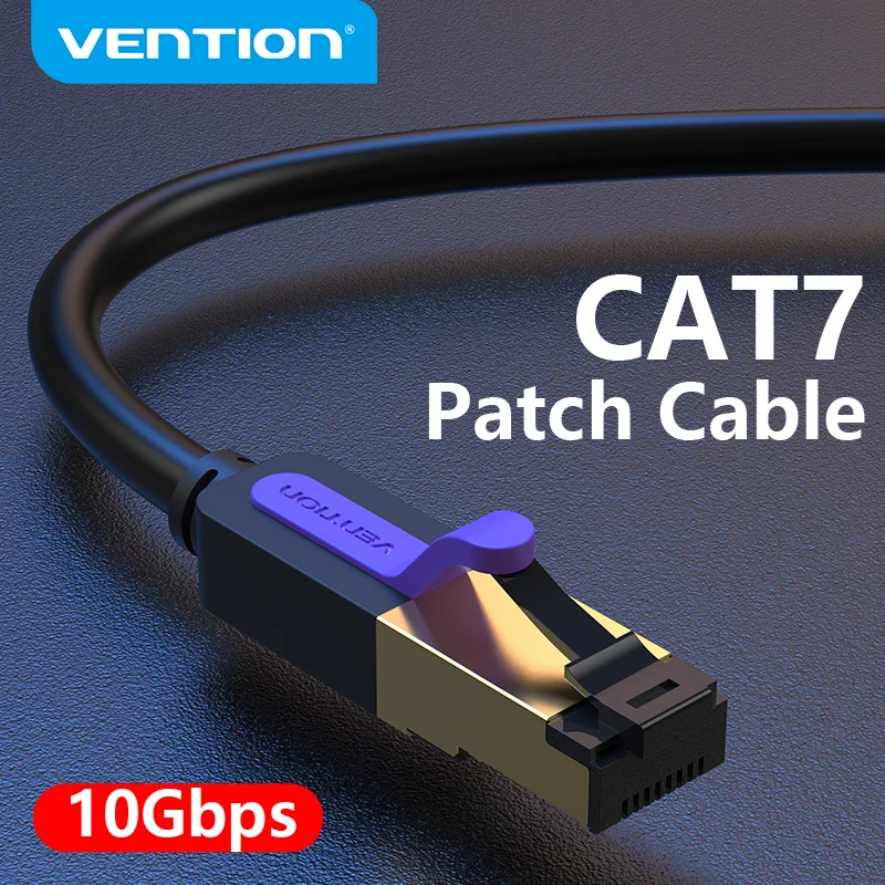 Vention Ethernet Cable RJ 45 Cat7 Lan Cable STP RJ45 Network Cable for Cat6 Compatible Patch Cord for Router Cat8 Ethernet Cable