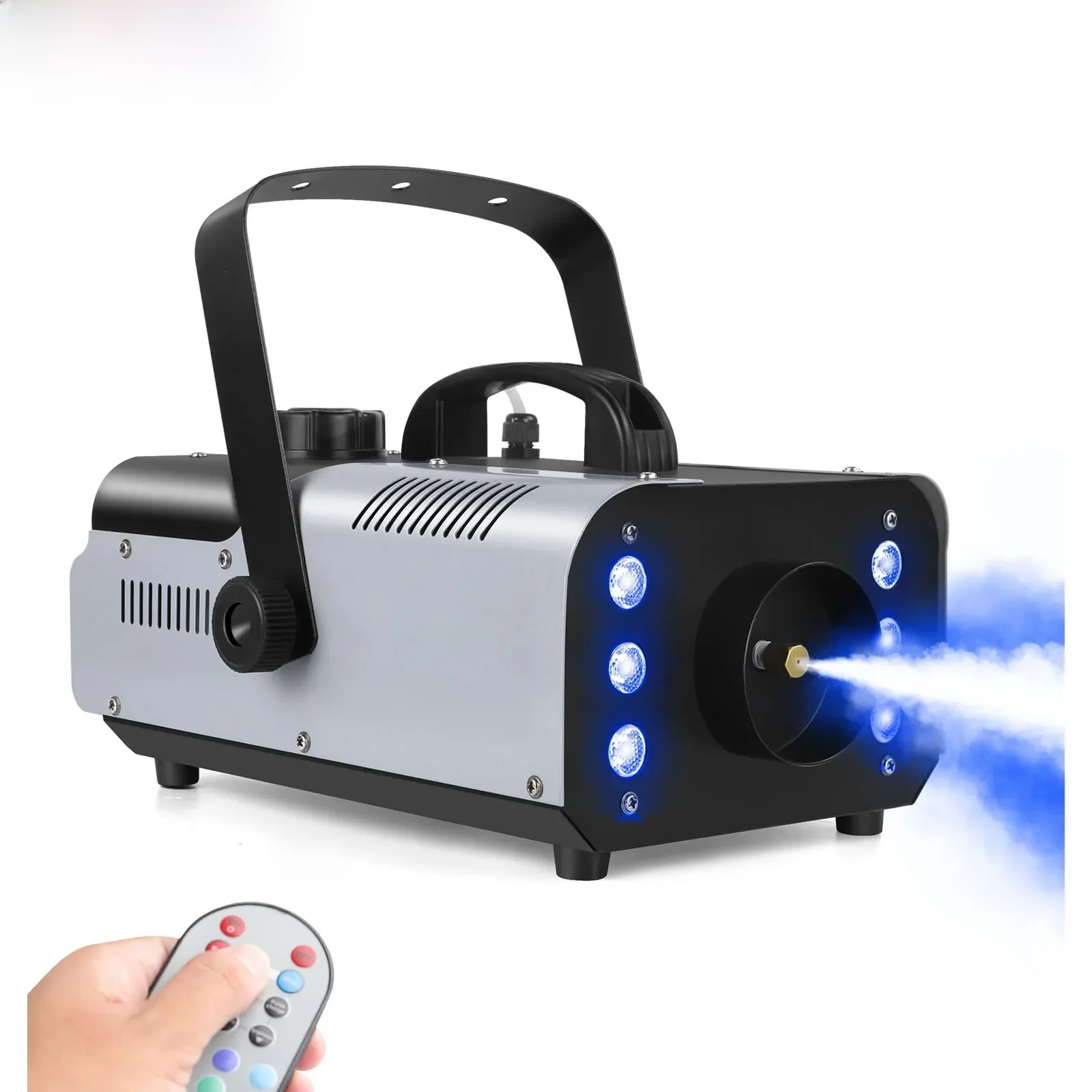 RGB-Bühneneffekt-Rauchmaschine, bunte LED-Beleuchtung, ferngesteuerter Nebelauswerfer,