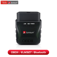 Auto Scanner mini ELM327 Bluetooth OBD 2 OBDII Adapter Car Diagnostic Tool Code Reader Junsun Car Radio Accessories Phone Link