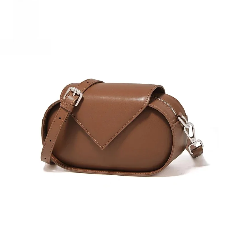 Torebka damska FOXER ze skóry licowej, mała torebka na telefon w stylu retro, mini torebka crossbody, torebka podróżna dla dziewczyn. — zdjęcie 2