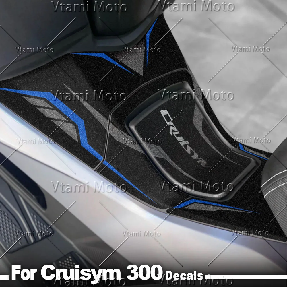 

Motorcycle Fuel Tank Pad Sticker Scooter Tank Protection Carbon Fiber Decals For SYM Cruisym 300 CRUISYM a 300 TCS