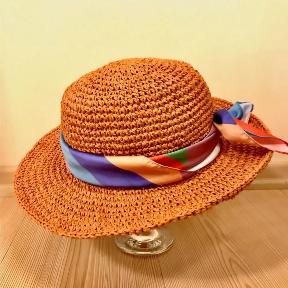 Beach Hat Summer Holiday For Handmade Design Stylish Convenient Mesh Crochet Handwork Weave Light Comfortable