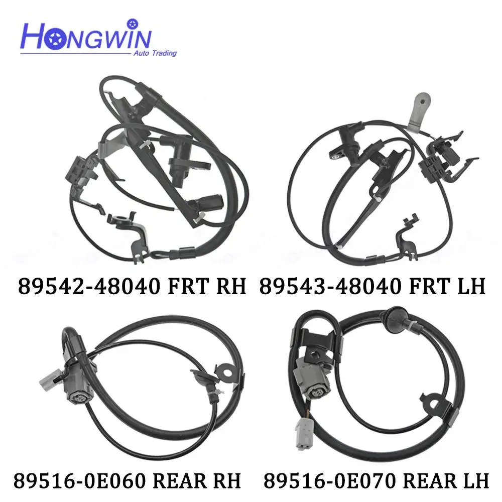 8954248040, 8954348040, 895160E060, 895160E070 89542-48040 For Toyota Highlander Kluger 2.7 3.5 08-13 New ABS Wheel Speed Sensor