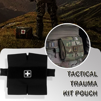Tactical Trauma Kit Pouch Outdoor Camping Storage Bag Duty Belt Vest IFAK Pouch Airsoft Medical Carry Waist Bag Hunting Gear