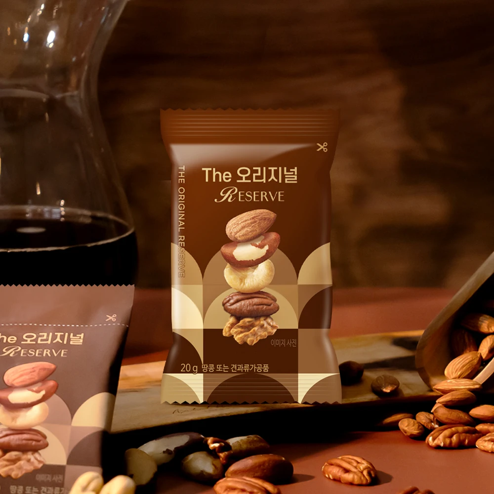 مكسرات يومية ممتازة ، الاحتياطي الأصلي ، أكياس 20g x 50