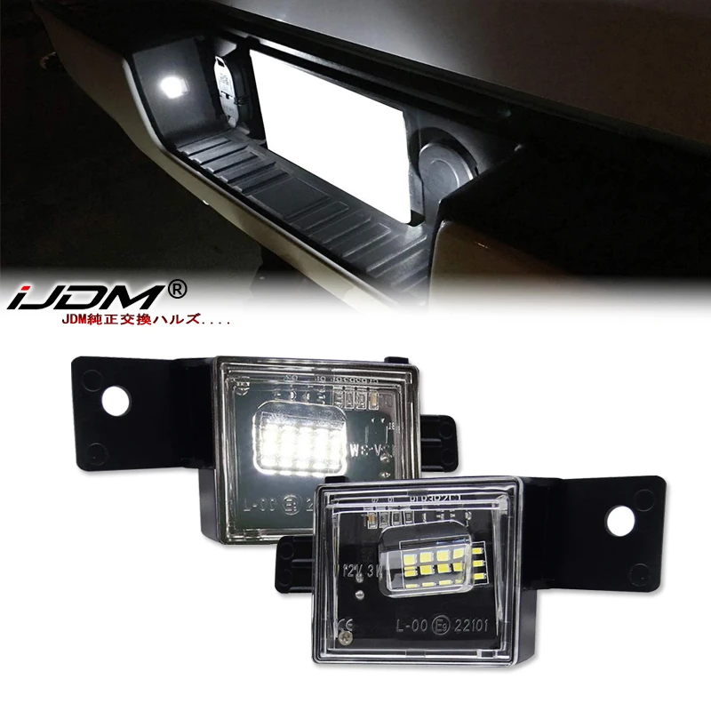 Montaje de luz de matrícula de camión, 2 piezas para Chevrolet Silverado Colorado GMC Canyon Sierra 1500 2500 3500